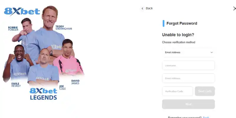 Link 8XBET: Hướng dẫn đăng ký, đăng nhập chi tiết 4 Cách xử lý khi quên mật khẩu