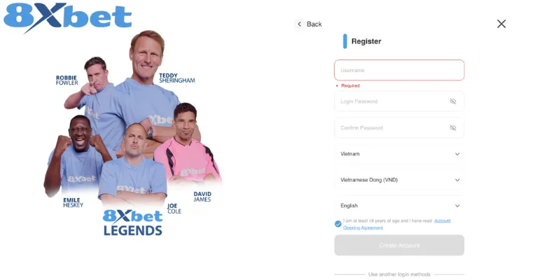 Với 7 bước đơn giản, người chơi dễ dàng đăng ký tài khoản tại nhà cái